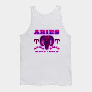 Aries 6a Boysenberry Tank Top